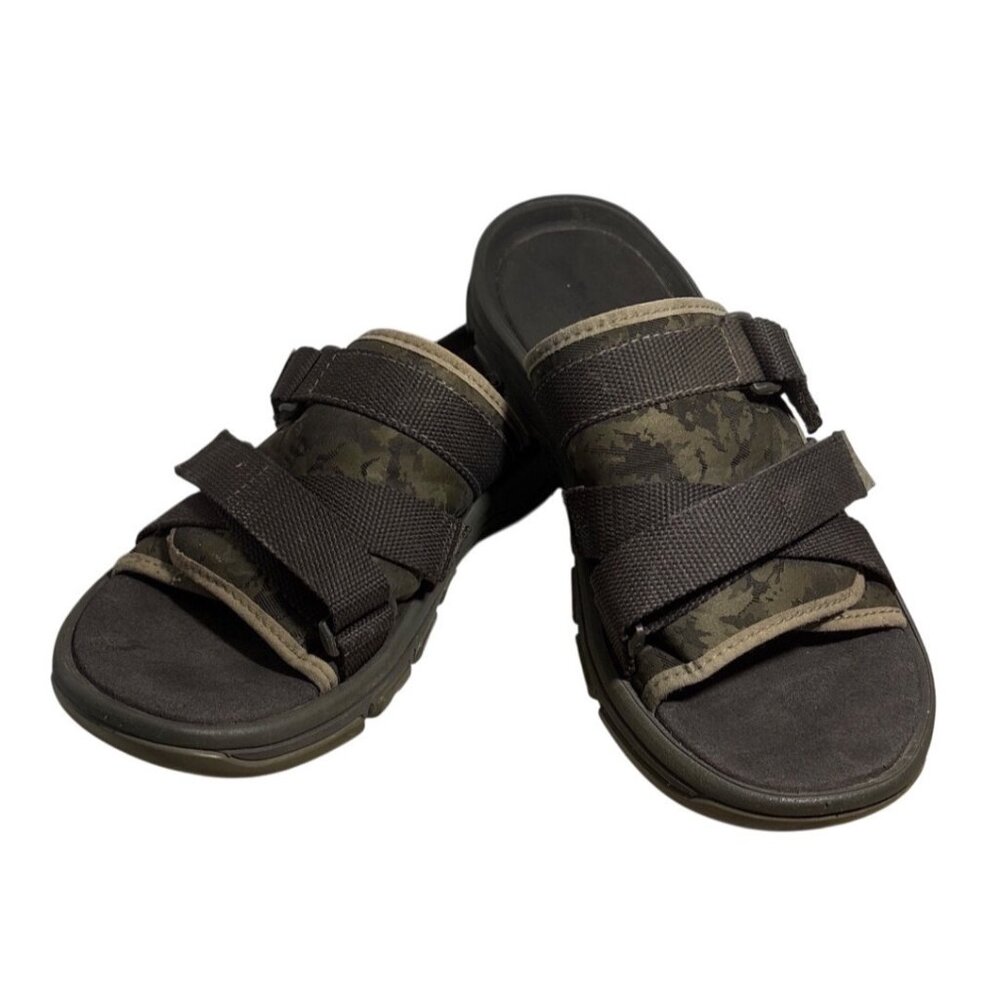 Timberland Roslindale Sandals Slide Camo Black A1ZSF Size 12 Sensorflex